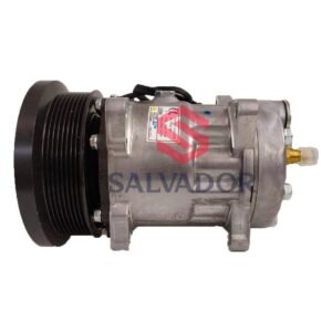 COMPRESOR CATERPILLAR 7H15HD 8 CANALES 132 MM 24V BRIDA HORIZONTAL