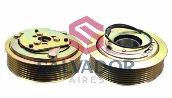 EMBRAGUE SD 505 7PK 12V CHAVETA 123MM