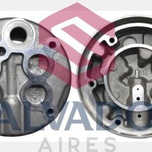 TAPA COMPRESOR DELPHI V5 SALIDA H PARA O´RINGS GM