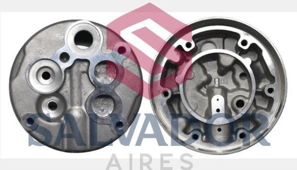 TAPA COMPRESOR DELPHI V5 SALIDA H PARA O´RINGS GM