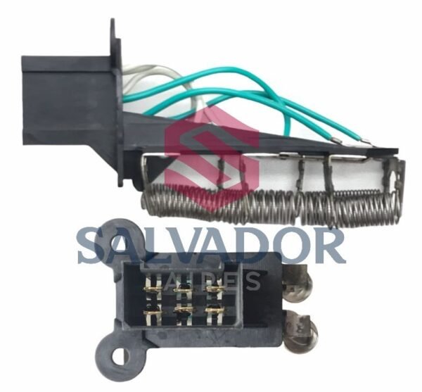 RESISTOR MERCEDES BENZ SCANIA 4 SERIE 24V P/FORZADOR (6 PIN)