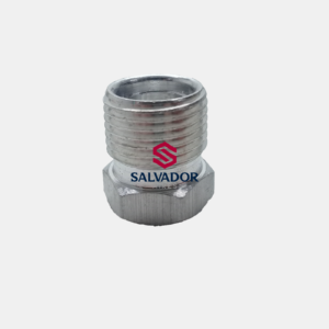 NIPLE FIJO ALUMINIO PARA SOLDAR O`RING 5-16
