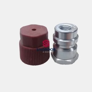 VALVULA DE SERVICIO R12134A ALUMINIO PARA SOLDAR