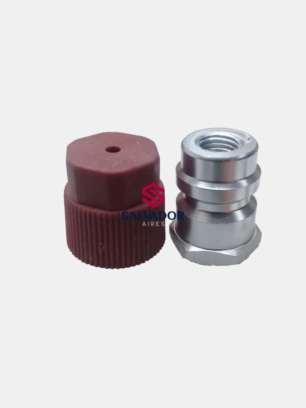 VALVULA DE SERVICIO R12134A ALUMINIO PARA SOLDAR