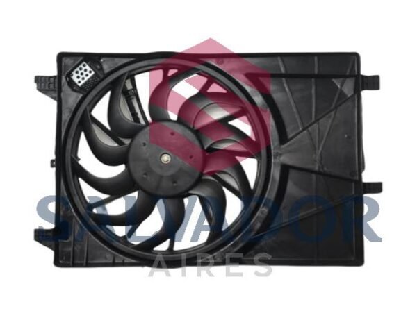 ELECTROVENTILADOR ORIGINAL CHEVROLET AGILE CON ENCAUSADOR 10 ALETAS 365mm