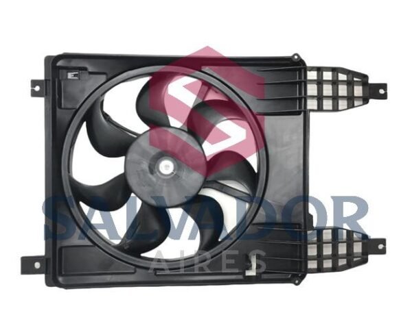 ELECTROVENTILADOR ORIGINAL CHEVROLET AVEO - CRUZE CON ENCAUSADOR 7 ALETAS 390mm