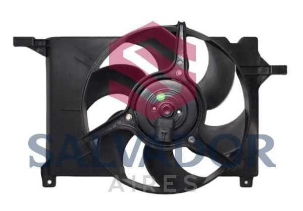 ELECTROVENTILADOR ORIGINAL CHEVROLET CORSA NAFTA 6 ALETAS 300mm - Imagen 2