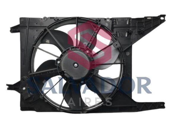 ELECTROVENTILADOR RENAULT ORIGINAL 6 ALETAS mm - Imagen 2