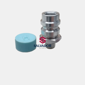 VALVULA DE SERVICIO R134A ALUMINIO ALTA M10X1.25