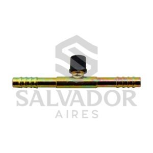 UNION DOBLE HIERRO 5-16 CON VALVULA R12