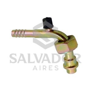 CONEXION HIERRO CURVA ROTALOK 13/32 CON VALVULA R12